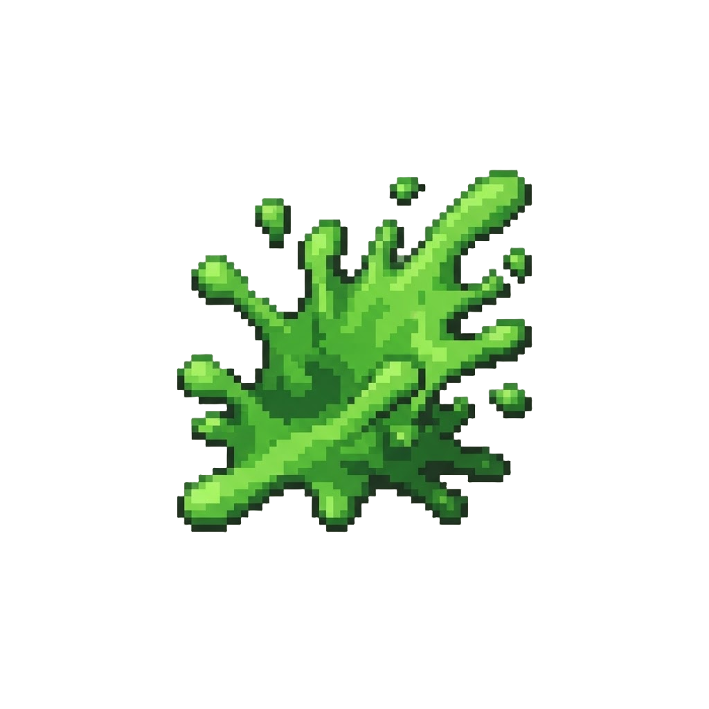 A Massive Green Acid Splash