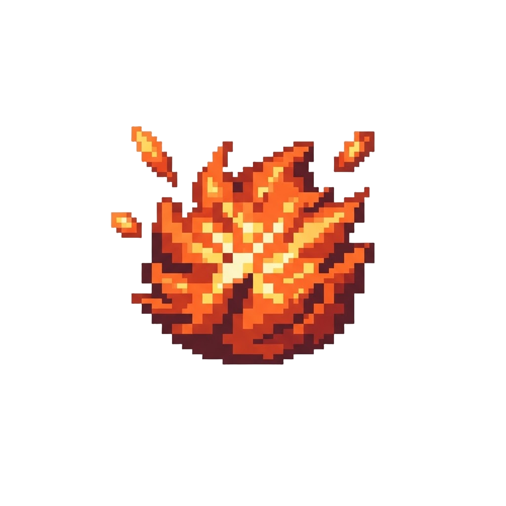 A Spark-filled Chemical Burst
