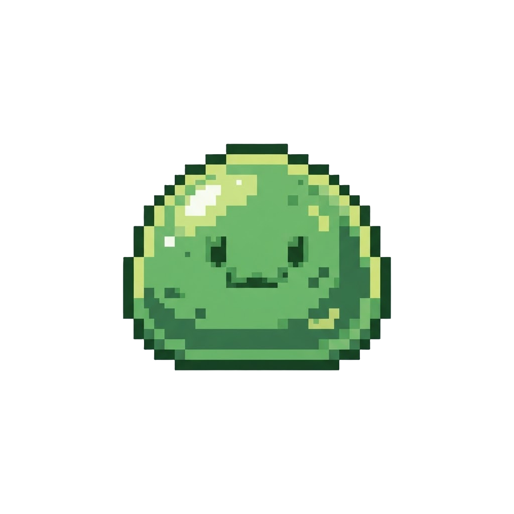 A Rubbery Green Slime Bounce