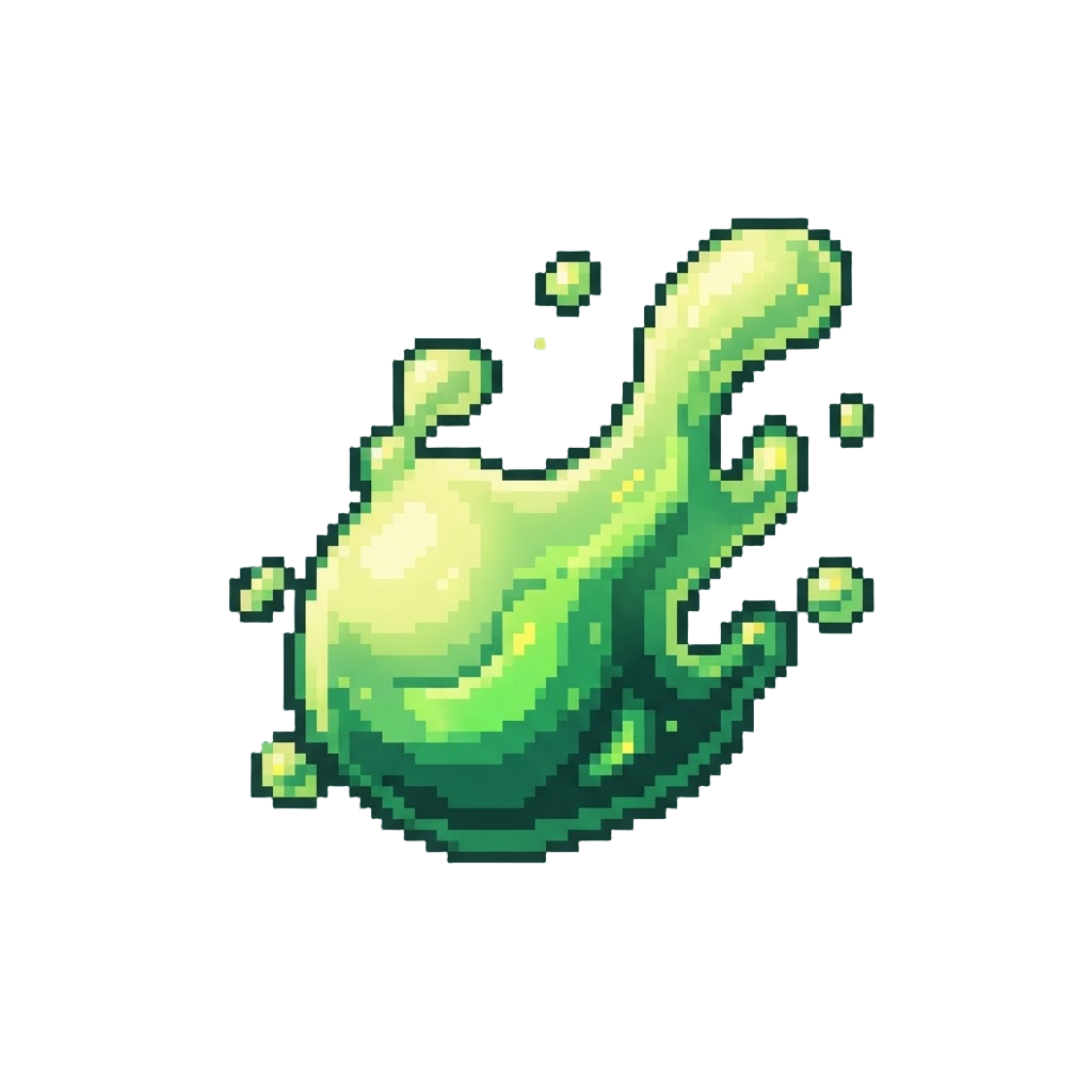 A Shimmering Radioactive Splash
