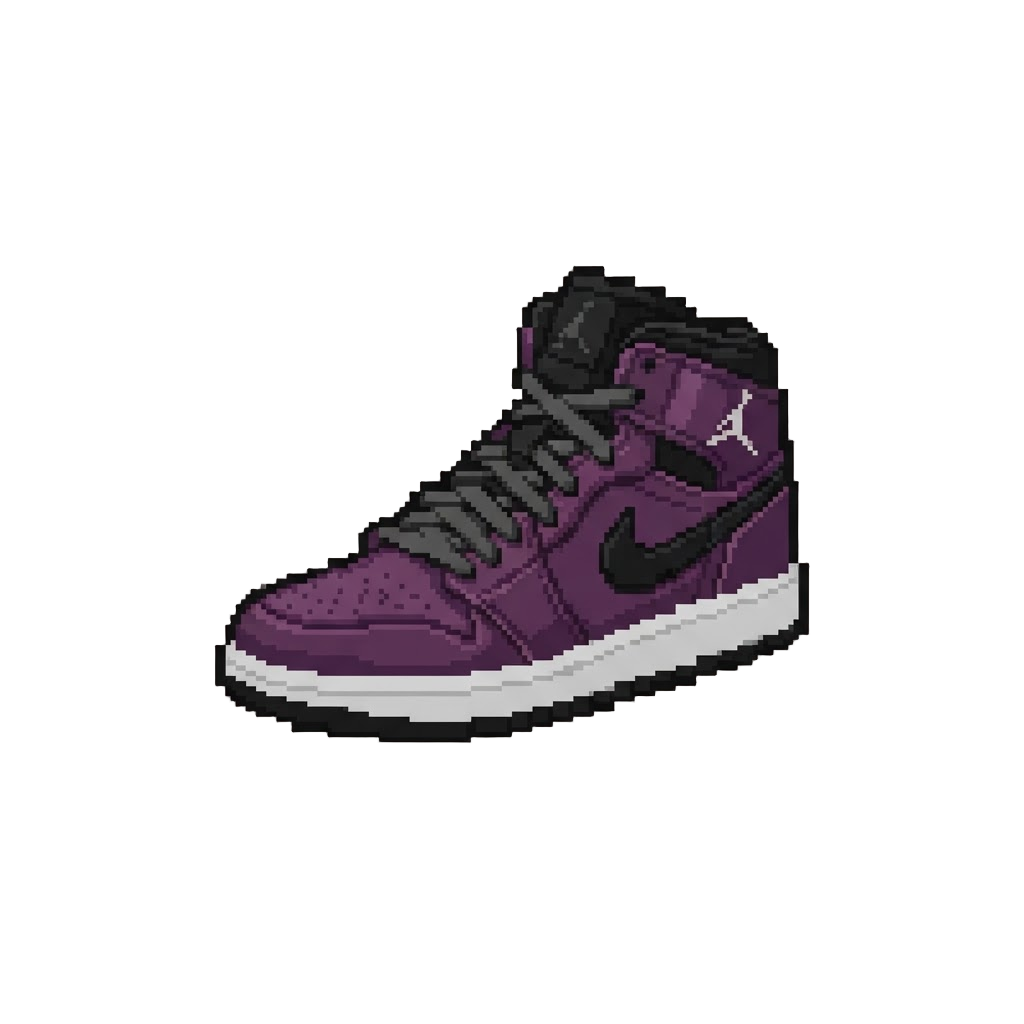 Deep Plum Purple Jordans
