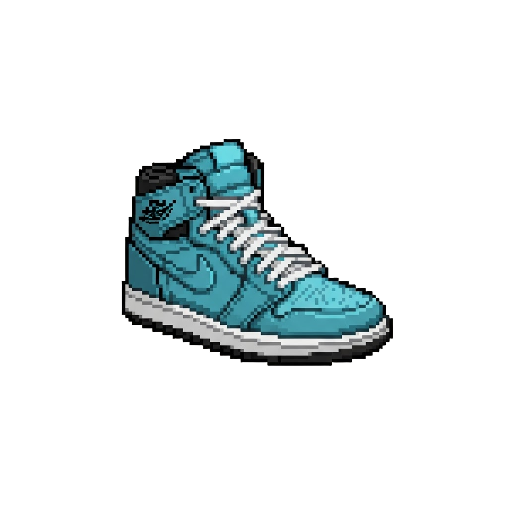 Cyan Blue-teal Jordans