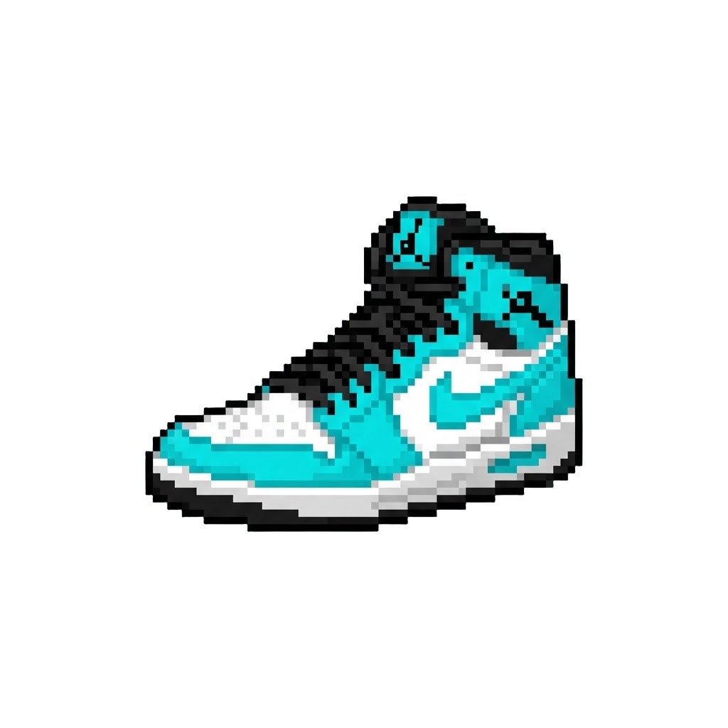 Electric Teal Jordans
