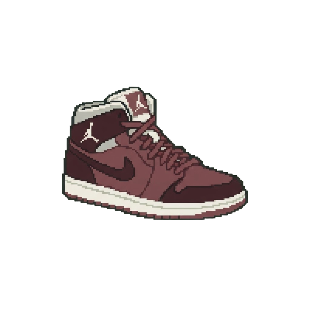 Muted Maroon Jordans