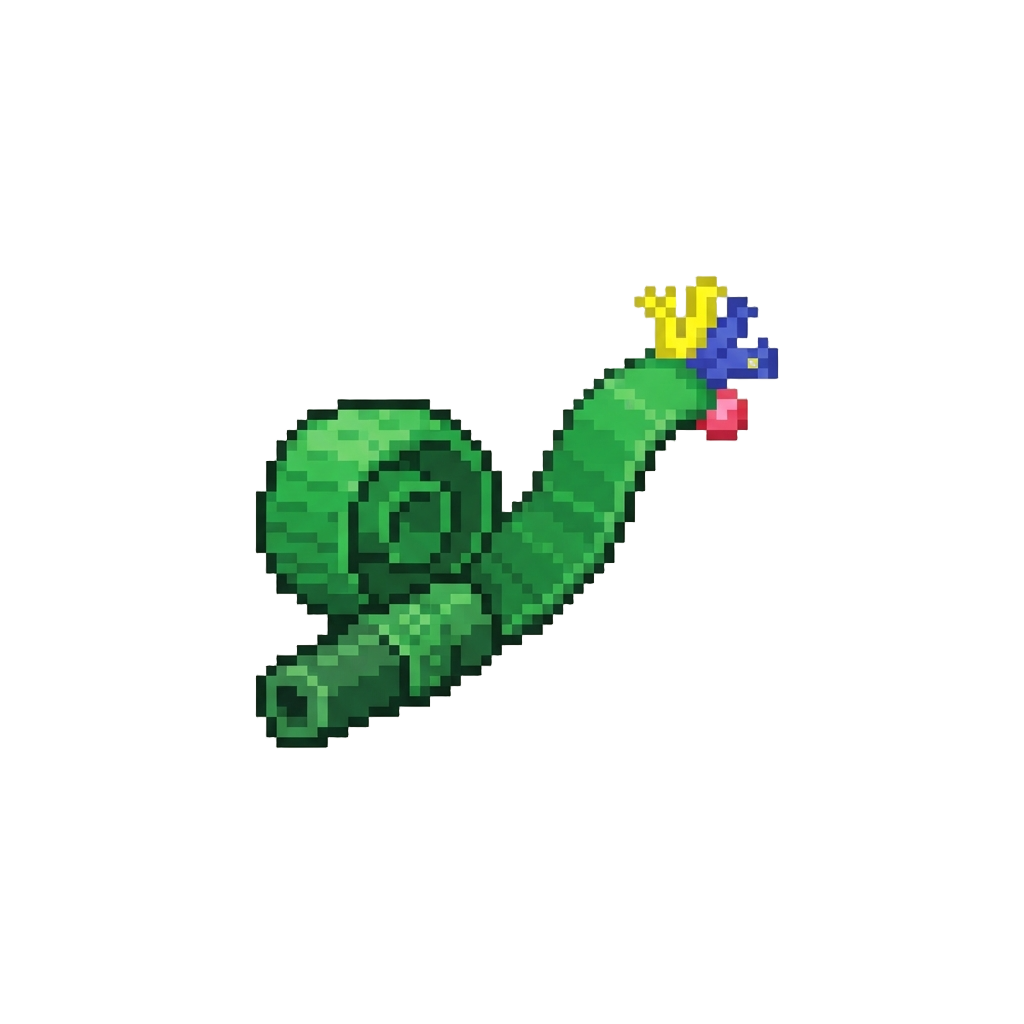 A Silly Green Party Blower