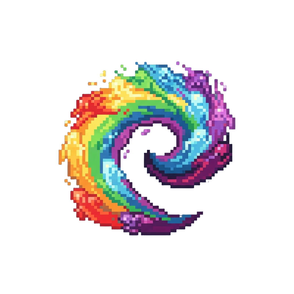 A Swirling Wave of Rainbow Arcade Phantoms