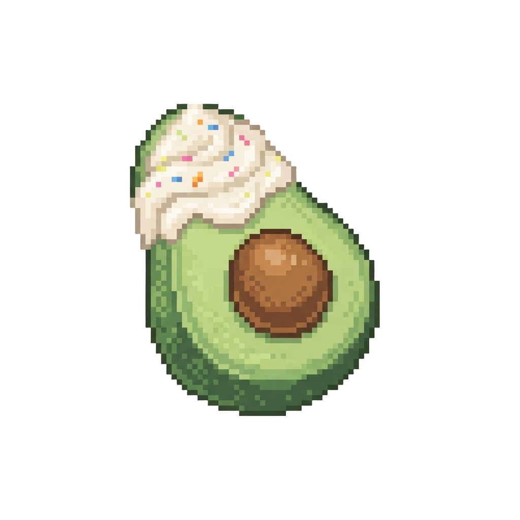 A Frosted Avocado Squishy