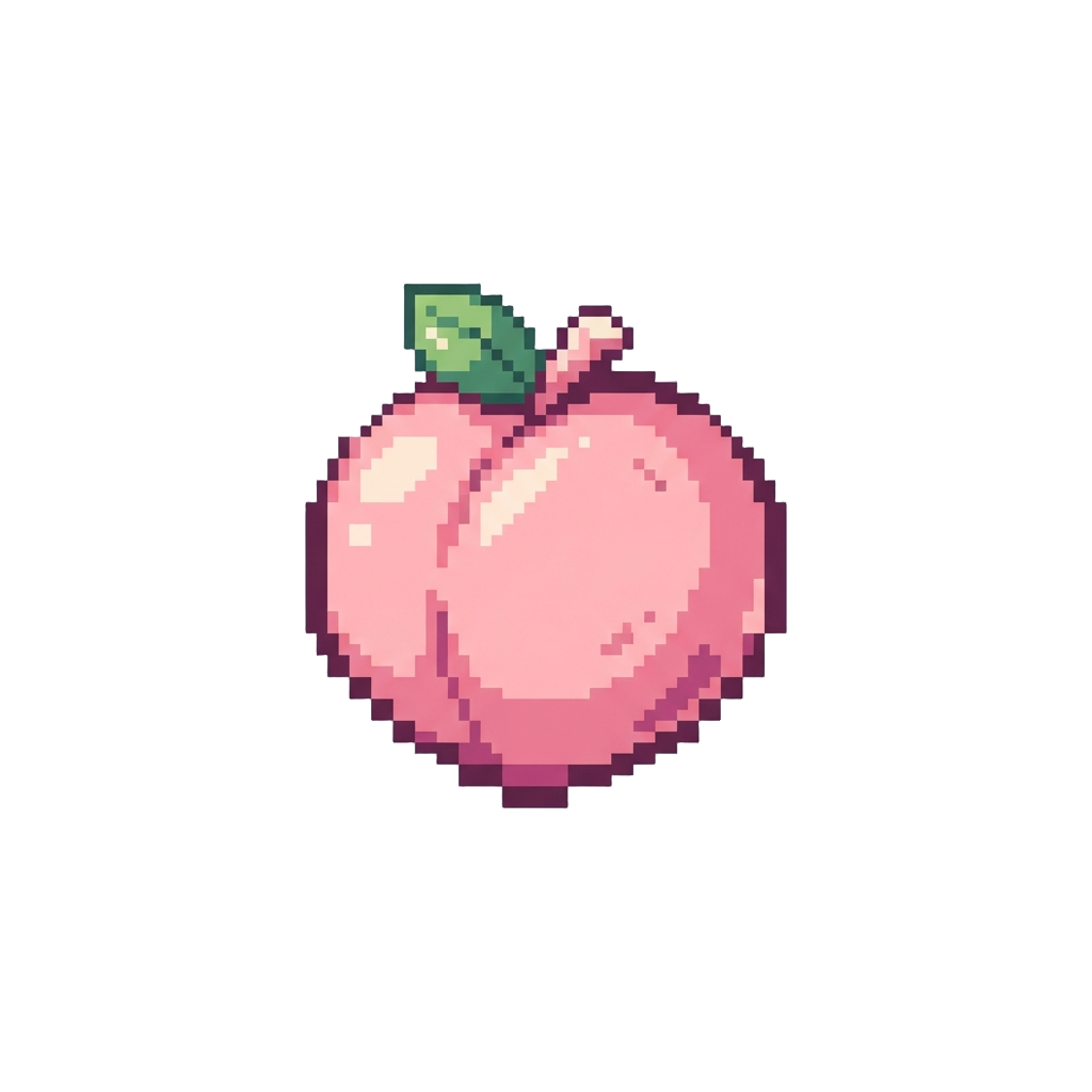 A Cute Pink Peach Squishy
