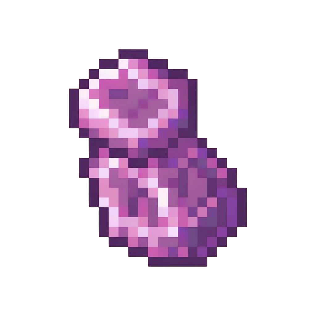 A Faceted Amethyst Earth Prism