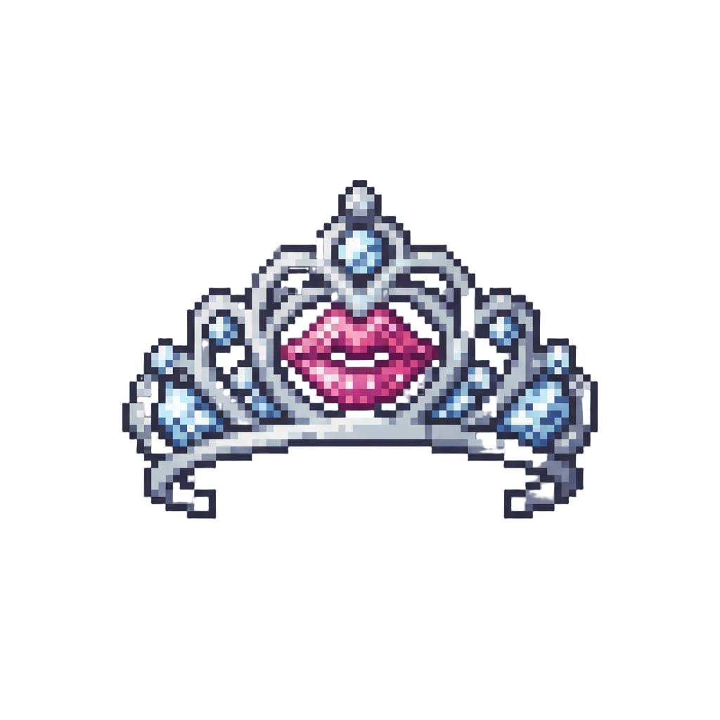 A Shimmering Diamond Tiara Kiss Emblem