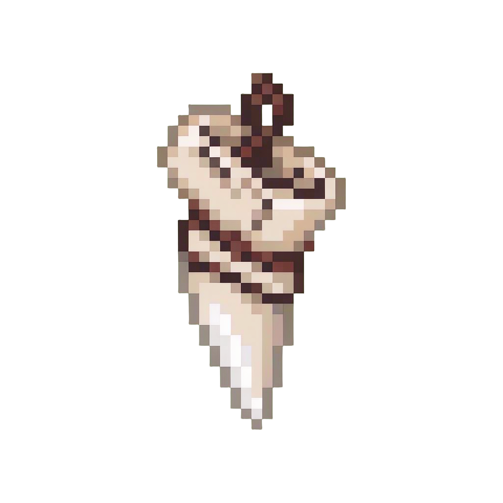 A Worn Timber-wolf Fang Trinket