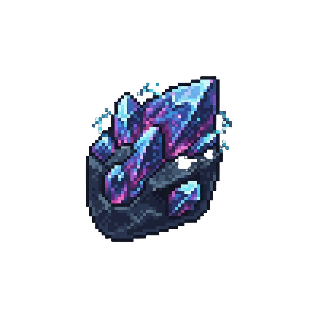A Crackling Crystalline Cosmic Meteorite