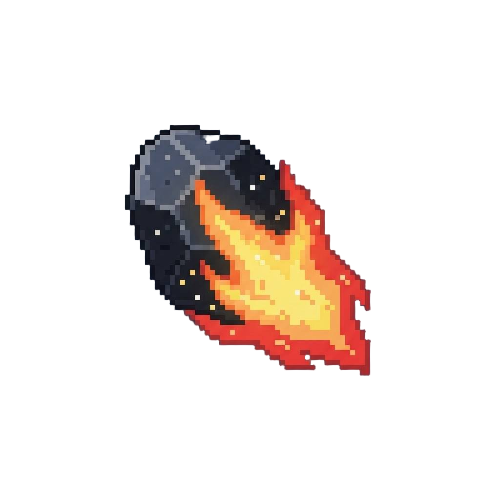 A Flaming Stardust Obsidian Meteorite