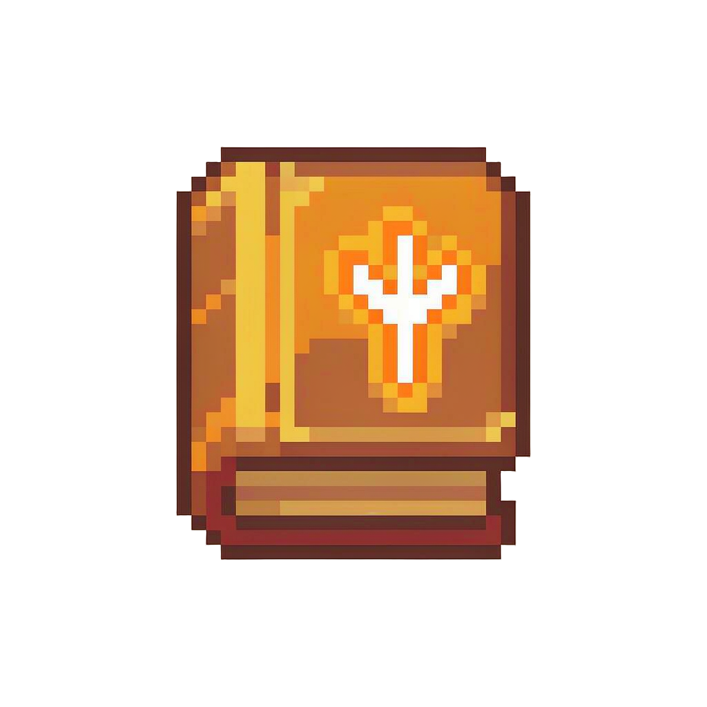 A Glowing Runic Parchment Codex