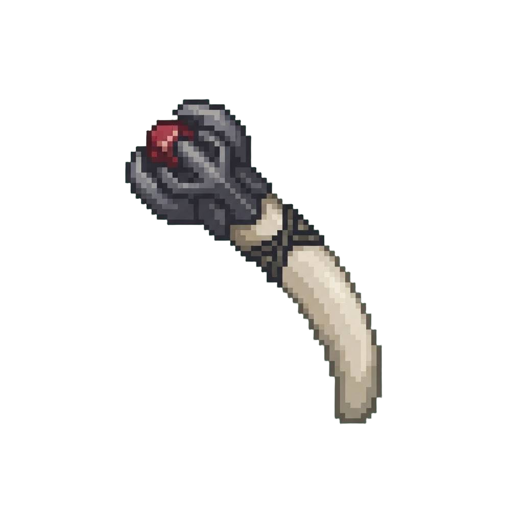 A Polished Bone Hybrid Trinket