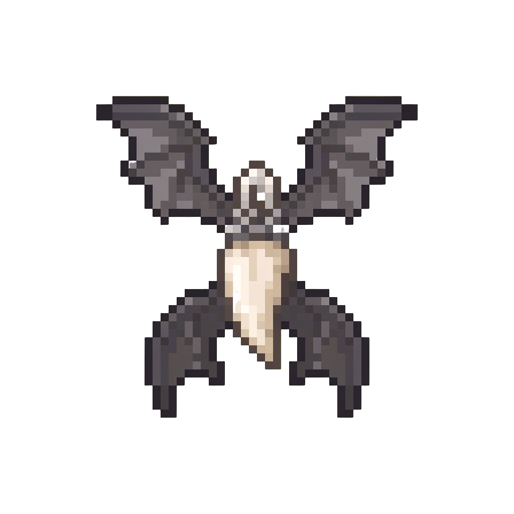 A Glowing Bat-wing and Beast-fang Amulet