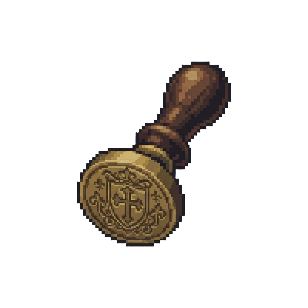 A Simple Gothic Seal Stamp