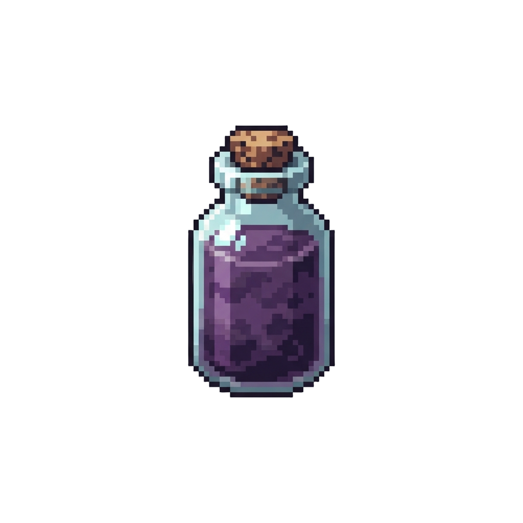 A Murky Purple Laboratory Fluid