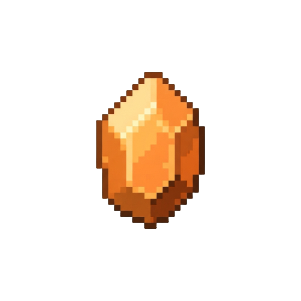 A Glowing Subterranean Sunstone Crystal