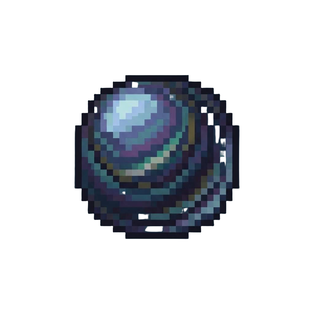 An Iridescent Abyssal Leviathan Pearl