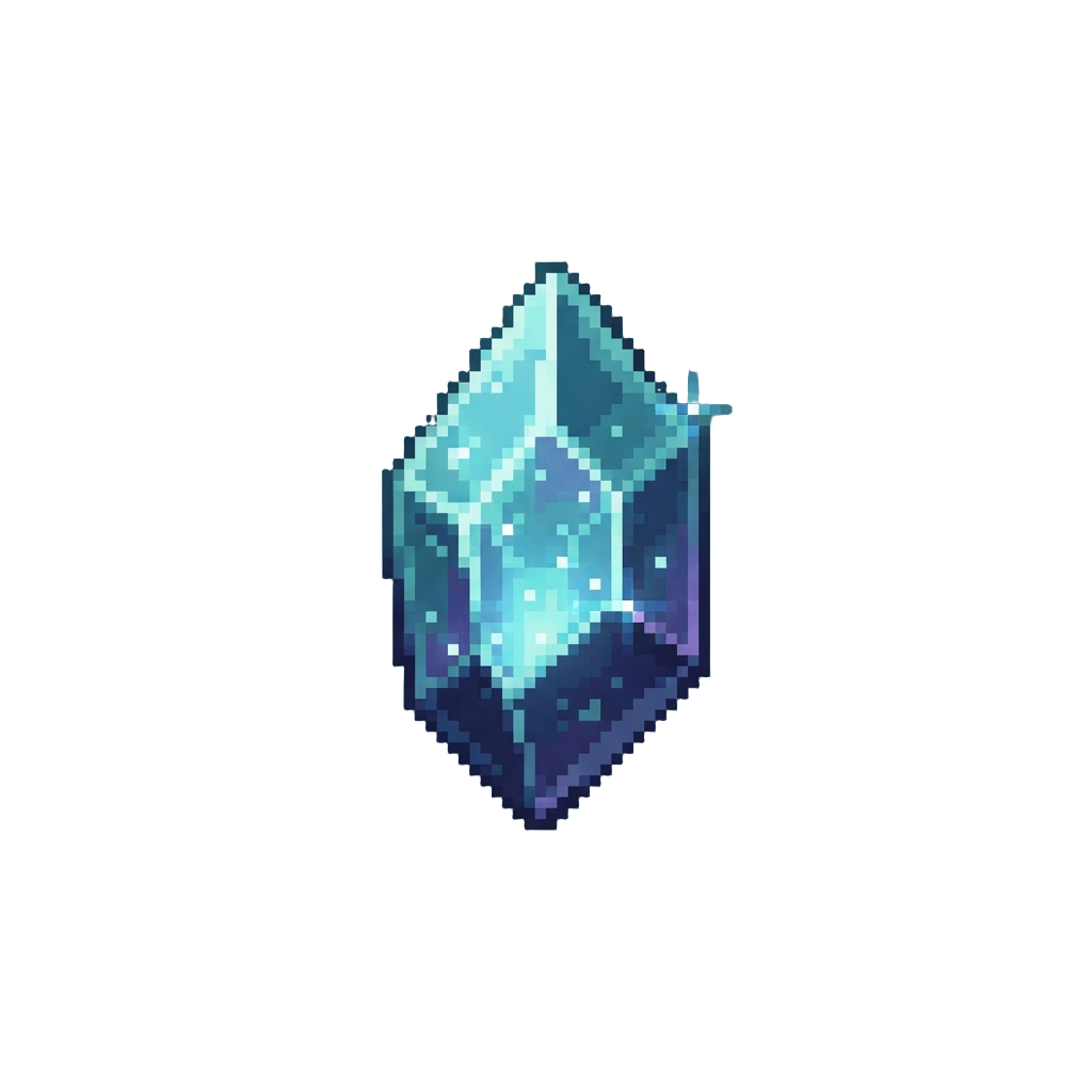 A Glowing Prism Tide Crystal