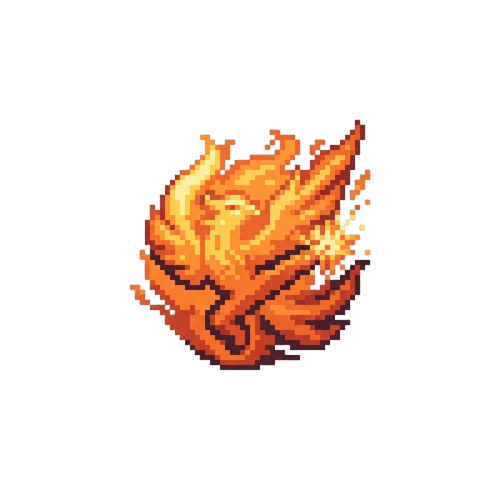 A Blazing Solar Phoenix Flame Kick
