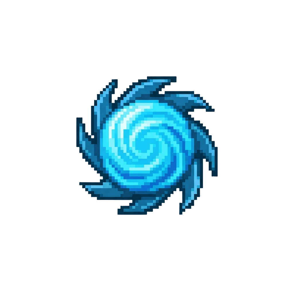A Giant Rasenshuriken Chakra Storm Swirl