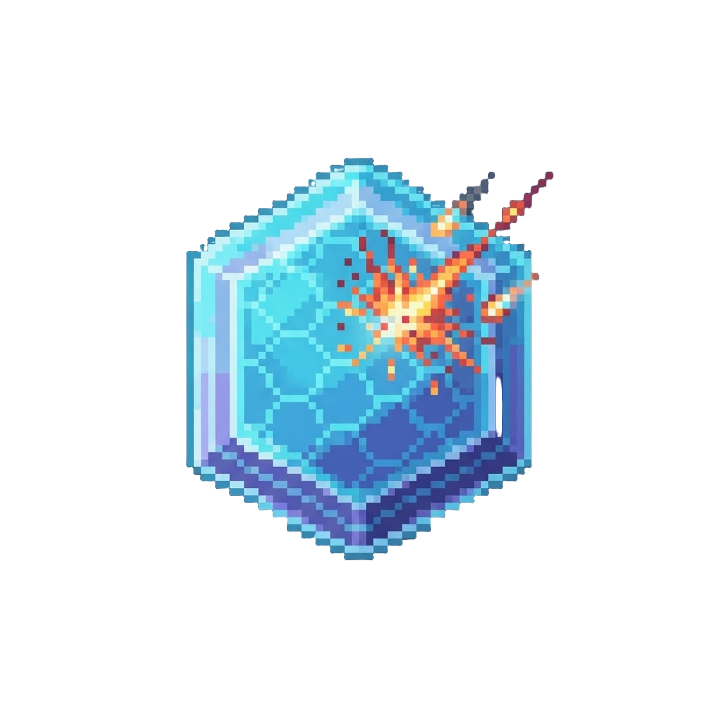 A Giant Hexagonal Forcefield Flare Absorbing the Salvo