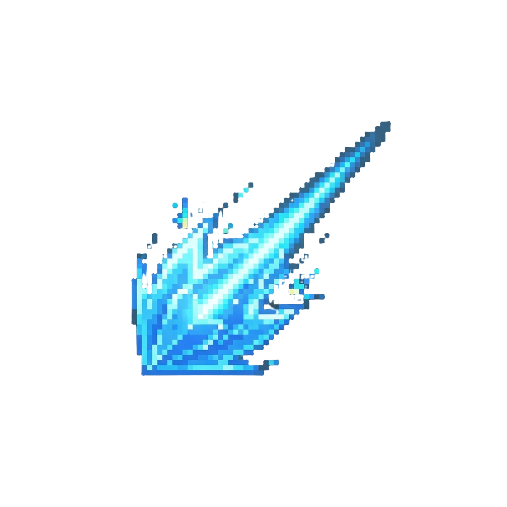A Ricocheting Energy Burst Deflecting Into the Sky
