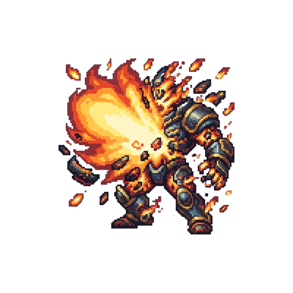 A Roaring Plasma Explosion Tearing the Titan Into Fiery Embers