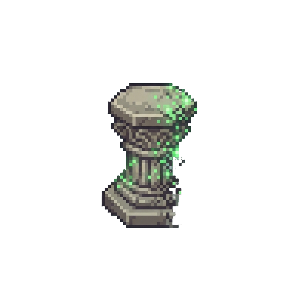 Dissolving the Pedestal with Bright Green Sparks