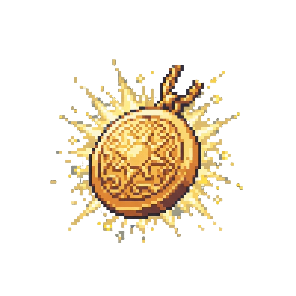Bursting with Blinding Divine Golden Sparks