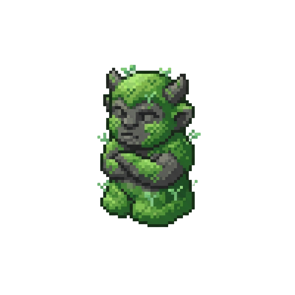 Covered in Plush Vibrant Moss and Tiny Sprouts
