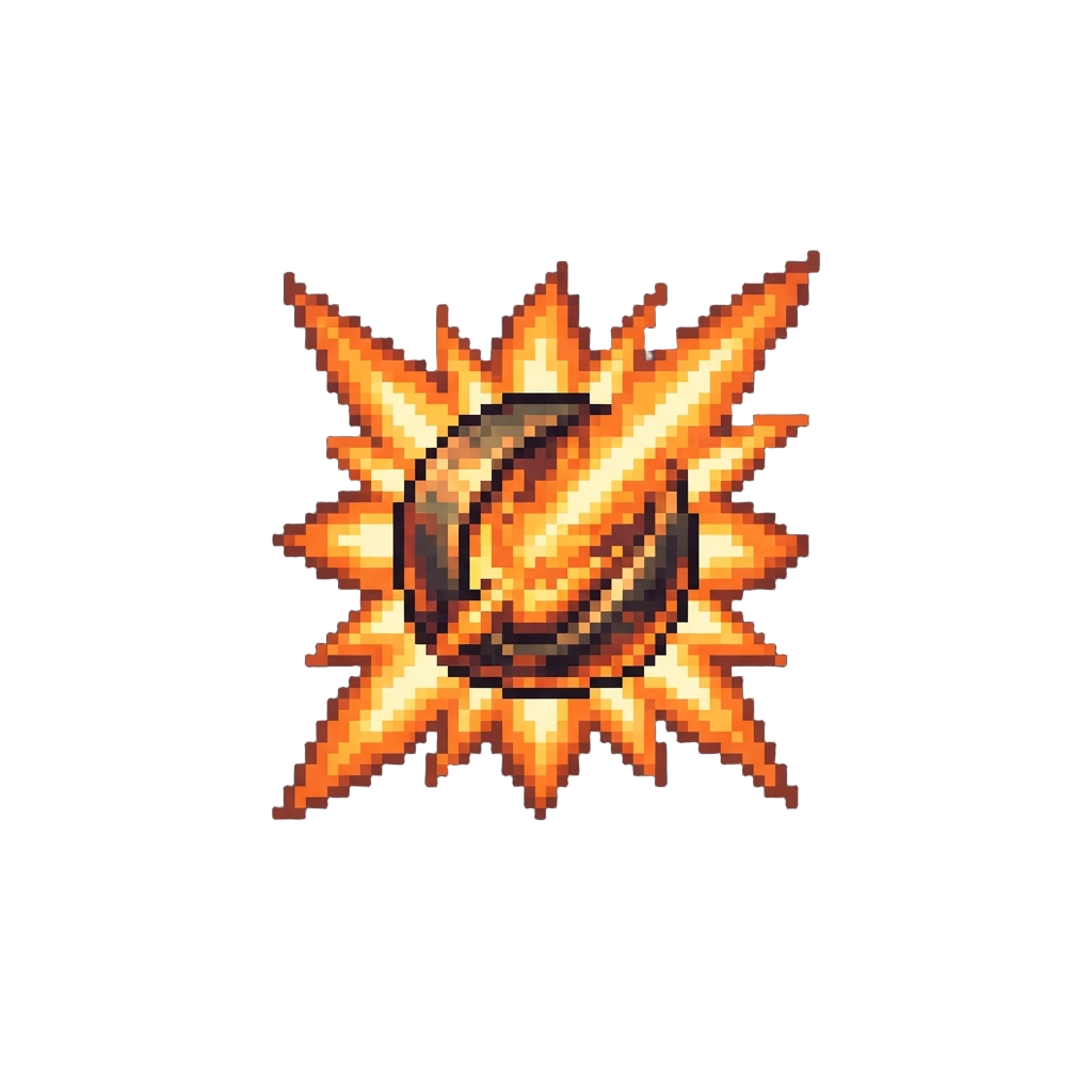 Bursting with Bright Orange Solar Flares