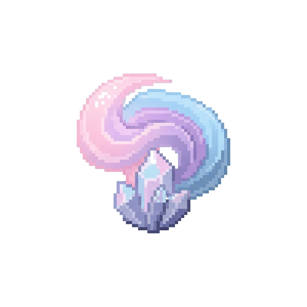 Radiating Soft Pastel Aurora Waves