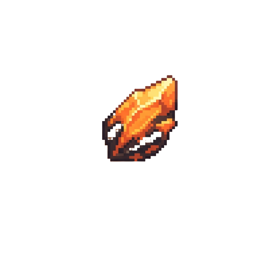 Trailing Floating Bright Embers and Ash