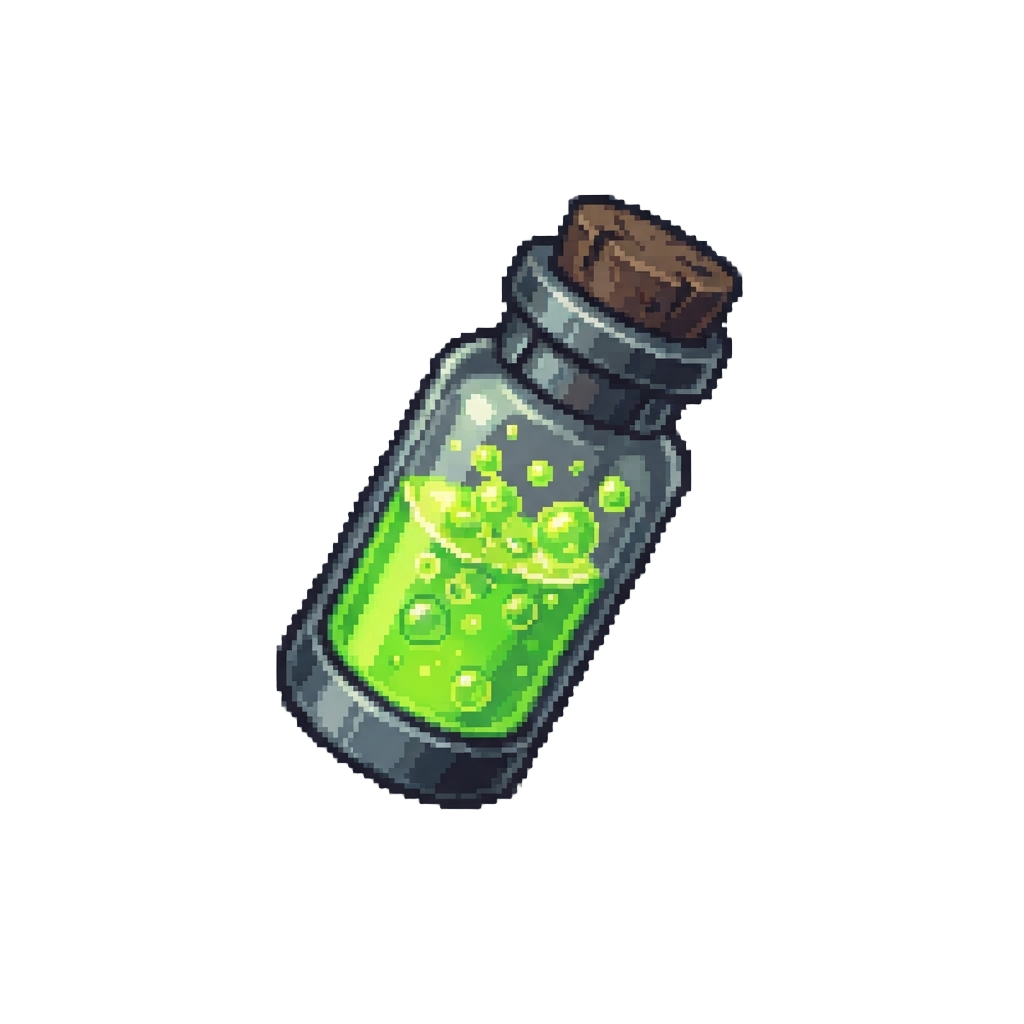 Boiling with Intense Neon-green Bio-acid Bubbles