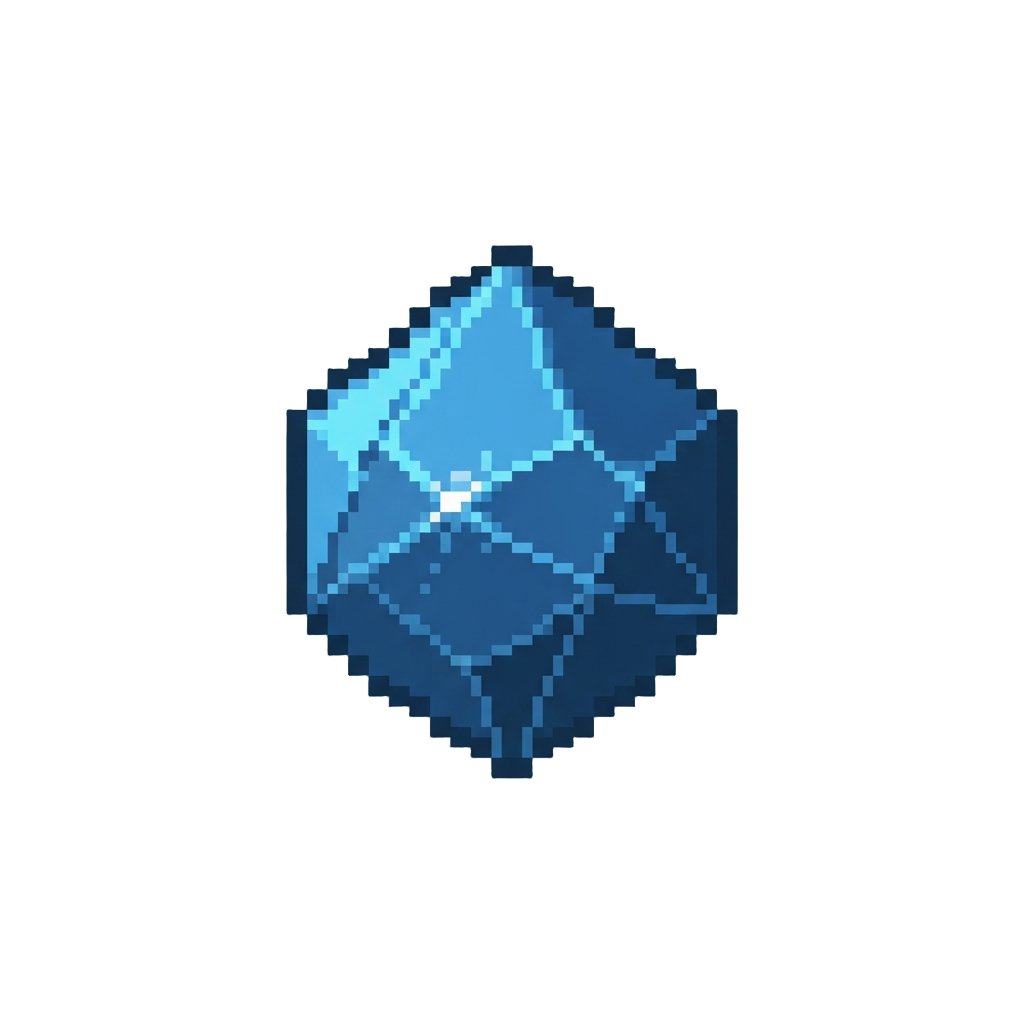 Gleaming with Polished Mirror Facets