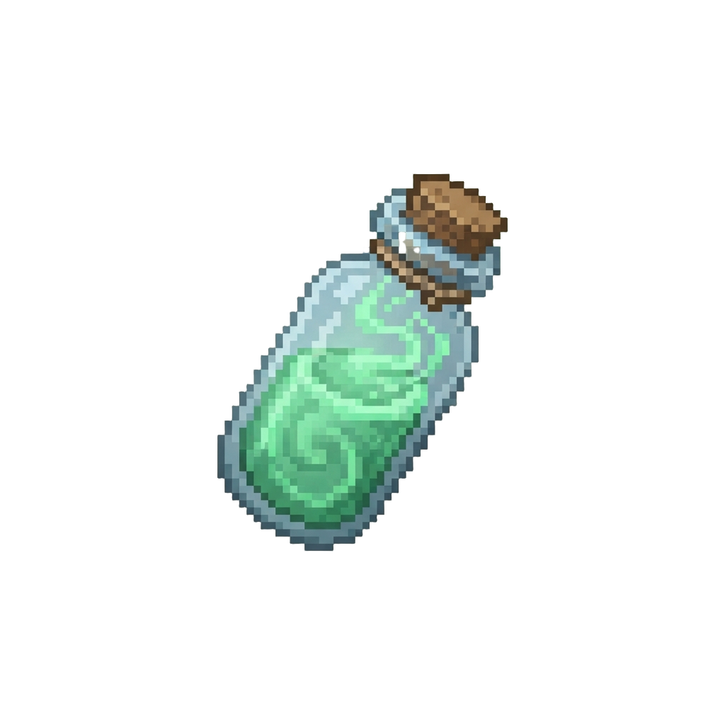 Wisping with Soft Green Vapor