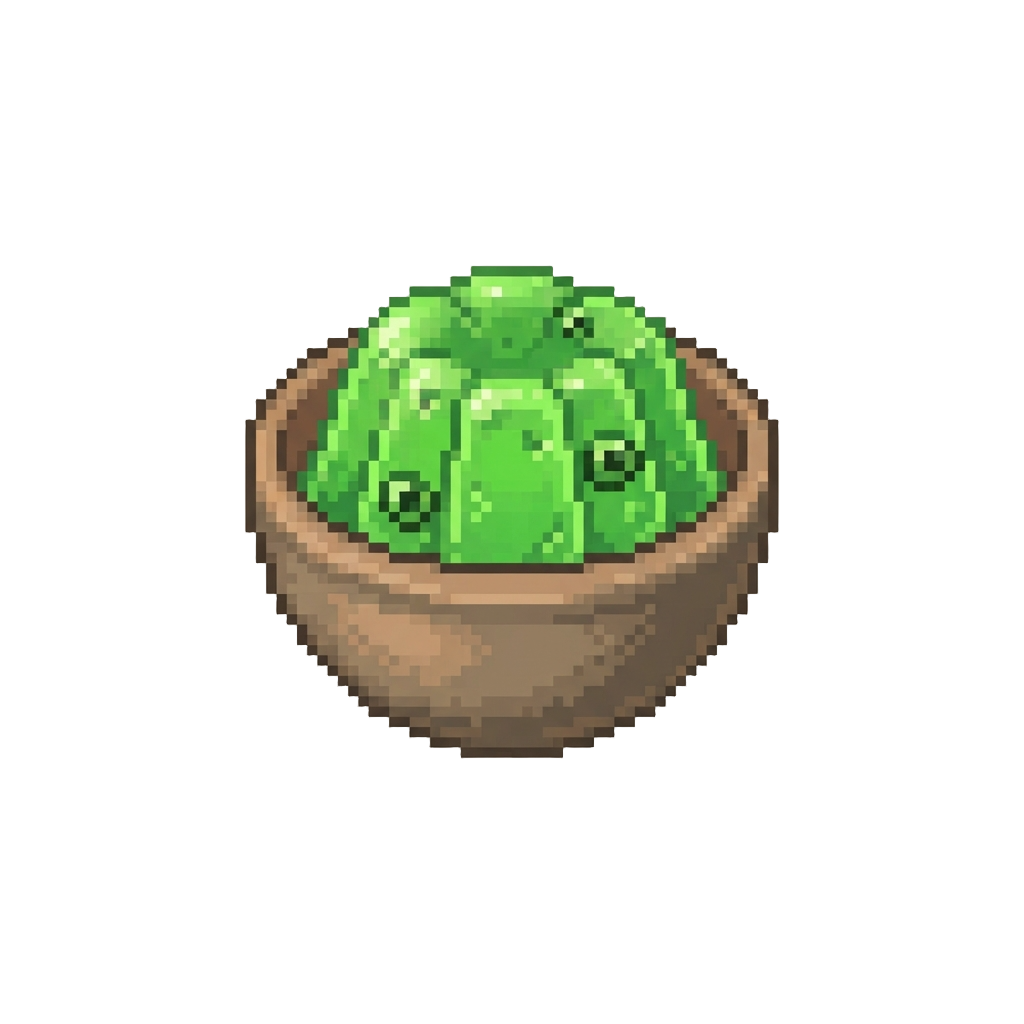 A Bowl of Green Monster Jelly