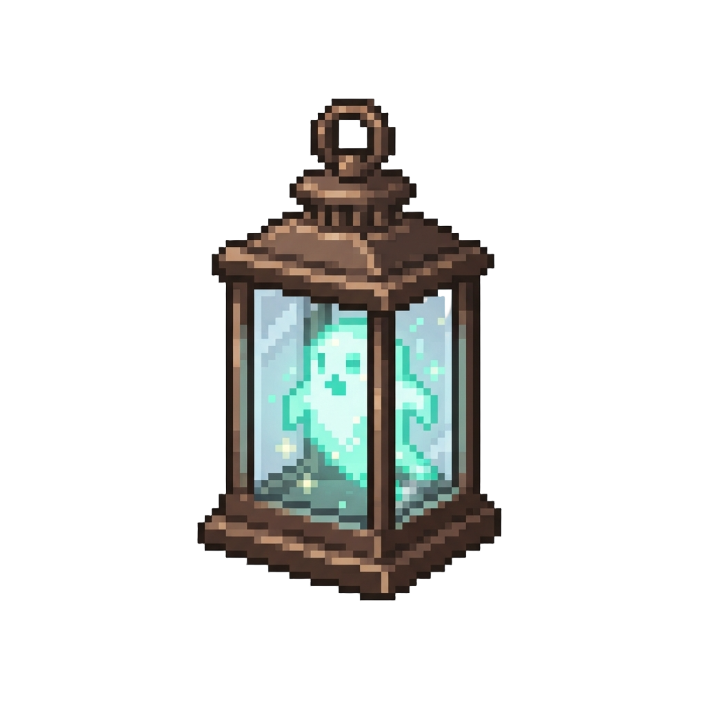 A Sparkling Ghost Lantern
