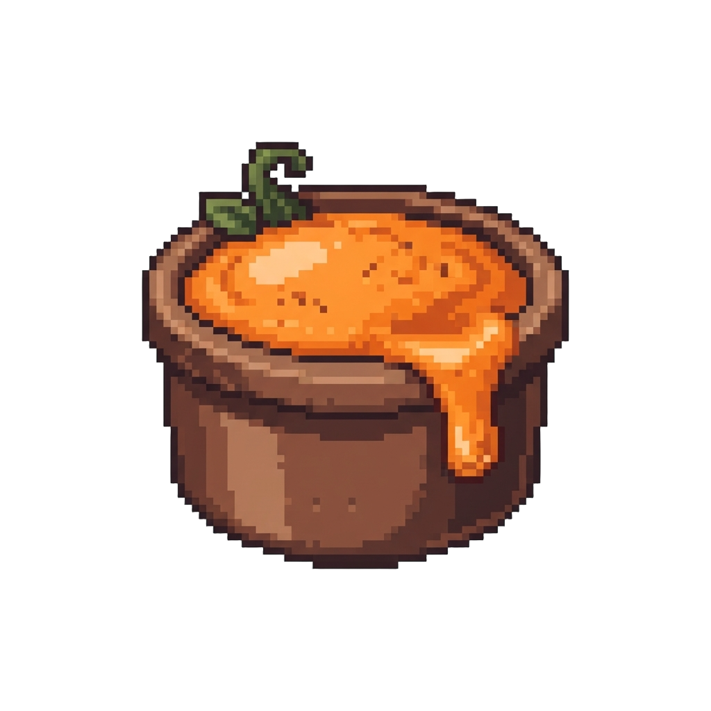 Oozing Orange Pumpkin Custard