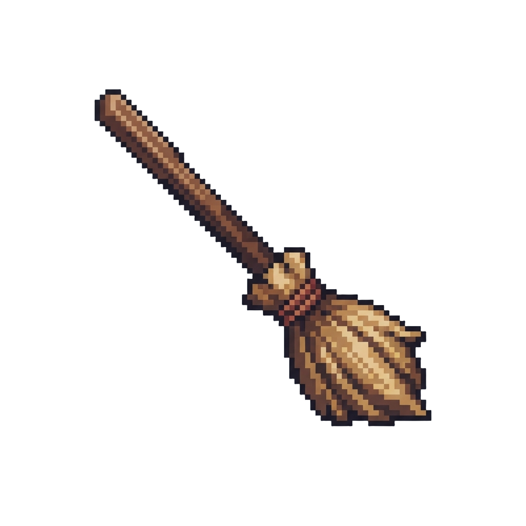 A Tiny Witch Broomstick