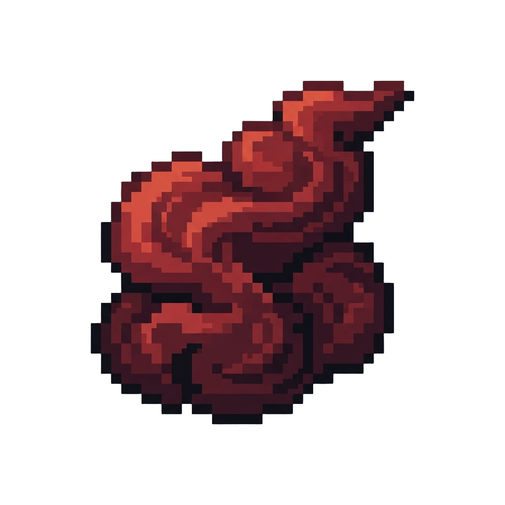 A Cloud of Dark Crimson Smoke