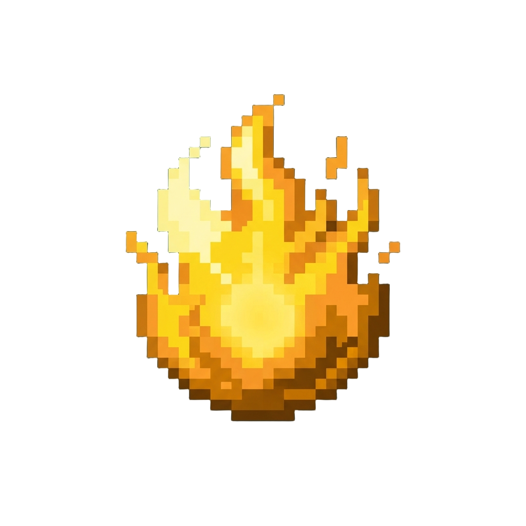 A Burning Golden Aura