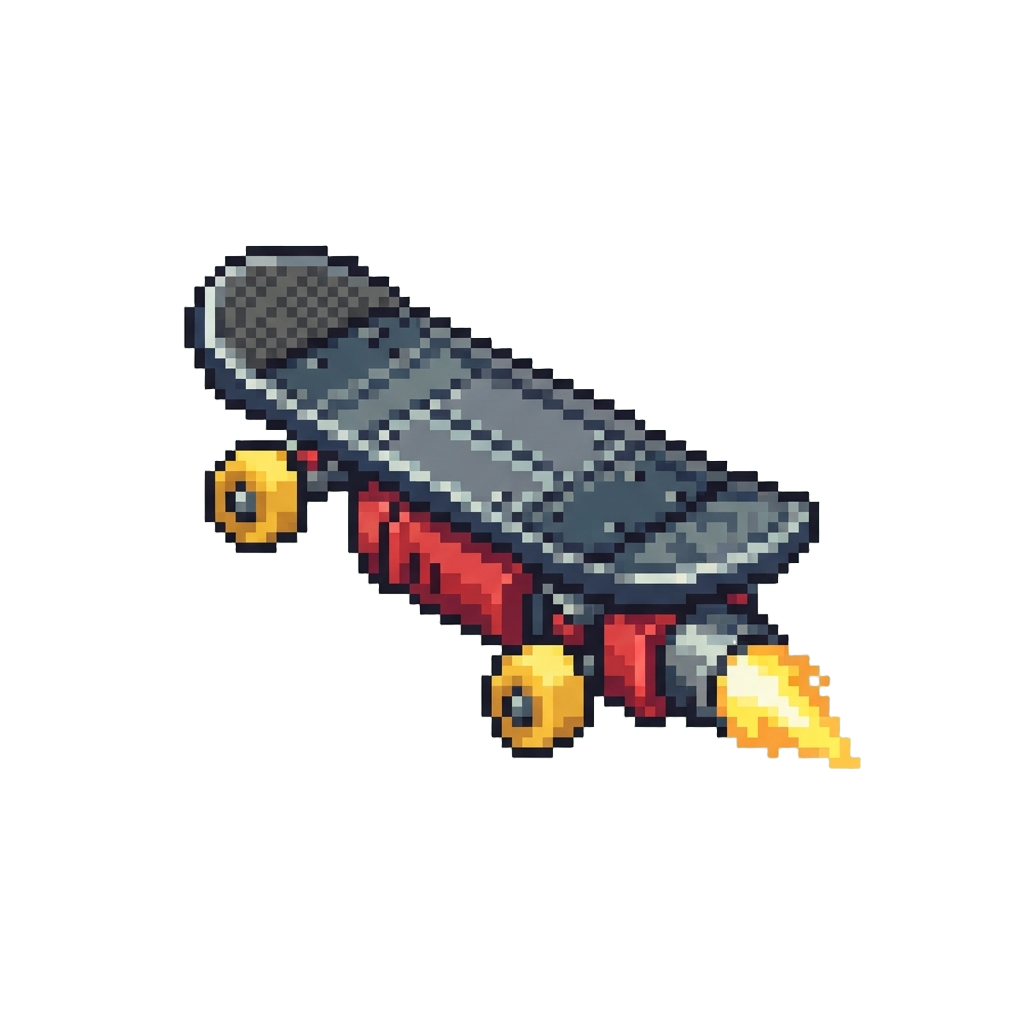 A High-powered Turbo Skateboard