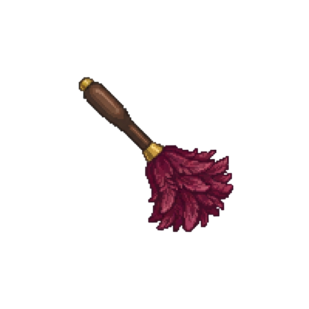 A Soft Velvet Feather Duster