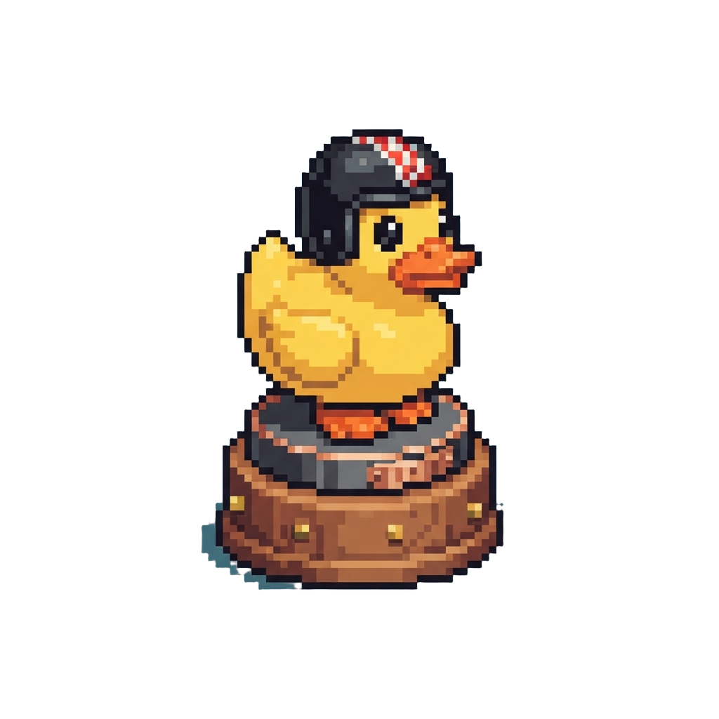A Cute Rubber Ducky Pit-stop Award
