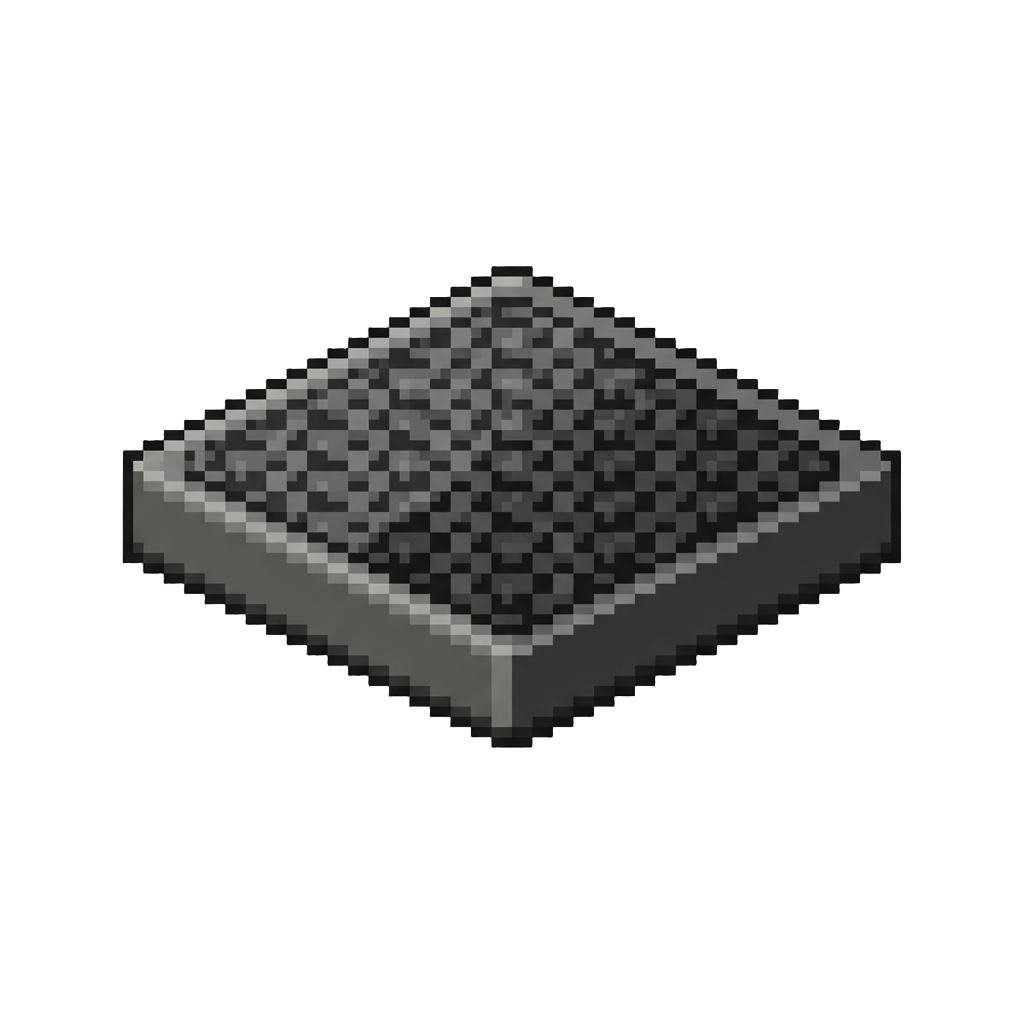 A Sleek Carbon-fiber Coaster Plaque