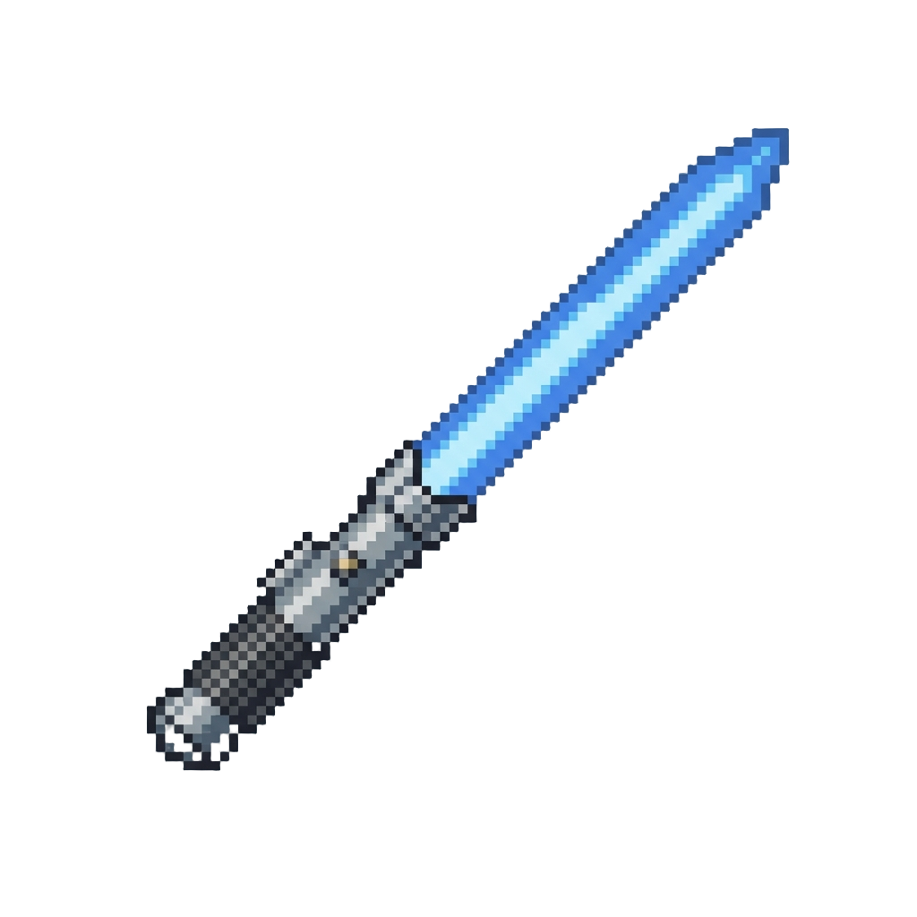 A Classic Lightsaber Saluting Pose